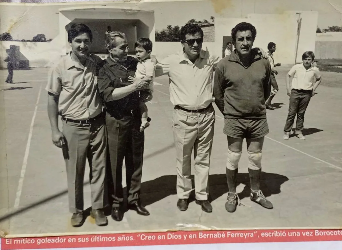 Fabián Orellano, el bebé de la foto con Bernabé Ferreyra en Franck