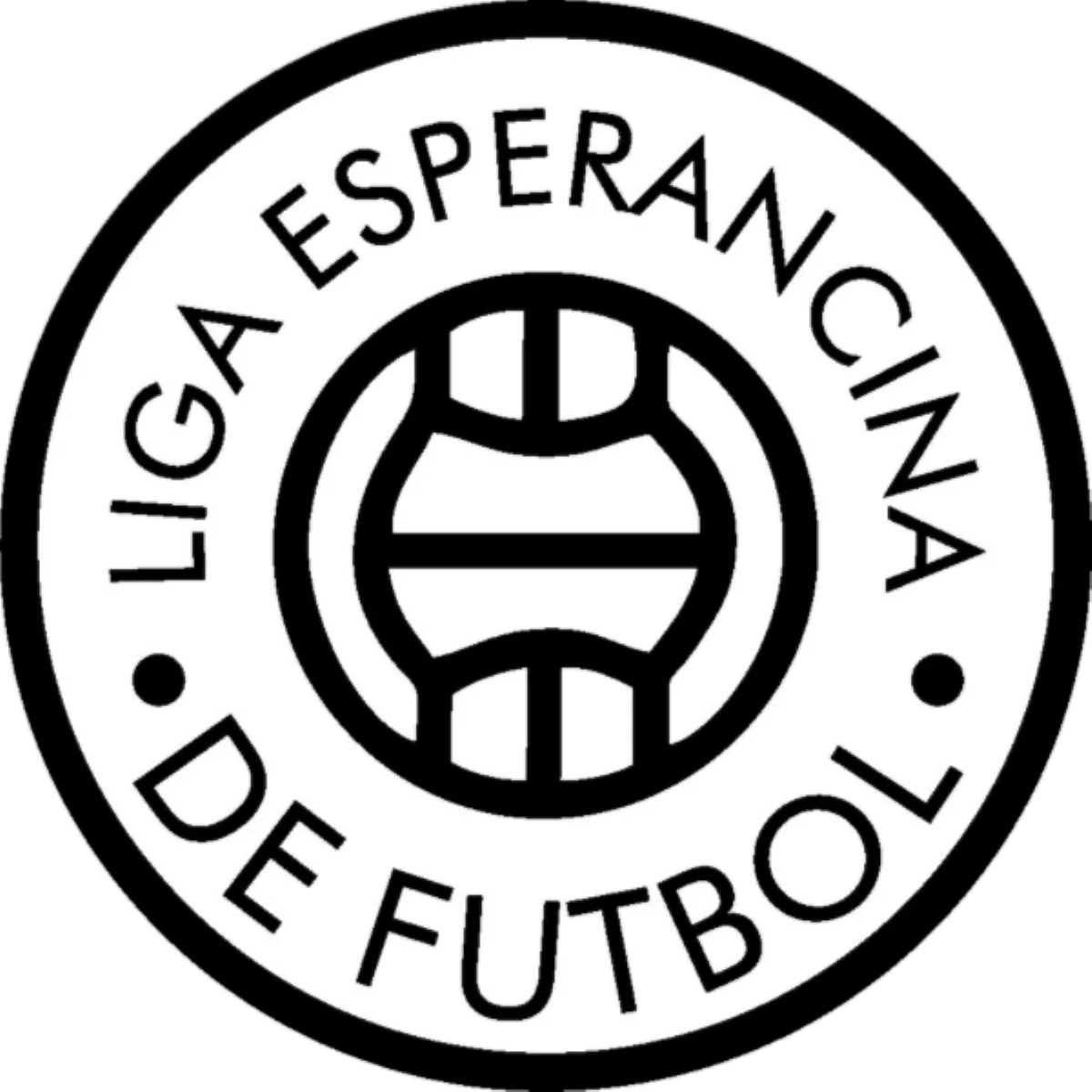 Escudo de la Liga Esperancina de Futbol, entidad que nuclea al futbol amateur de la ciudad
